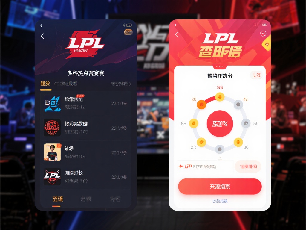 选择赛事与竞猜类型
LPL联赛中，有诸多热门对战